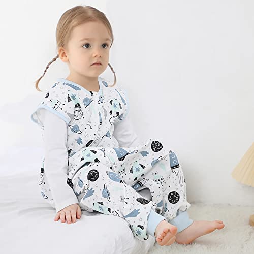 Homeal Baby Sleep Sack Toddler Sleeping Bag With Legs,Wearable Blanket Baby,Weighted, Baby 6Months-5T, S-Xl (Black, 2T-3T) #TOP5