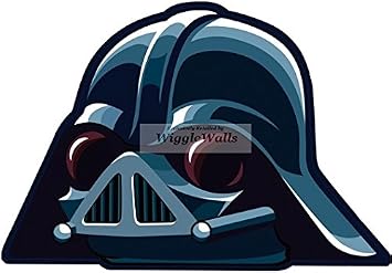7 Inches Darth Lard Vader Bad Pig Pigs Piggy Angry Birds Star Wars Removable Peel Self Stick Adhesive Vinyl Decorative Wall Decal Sticker Art Kids Room Home Decor Girl Boy 7x4 Inch