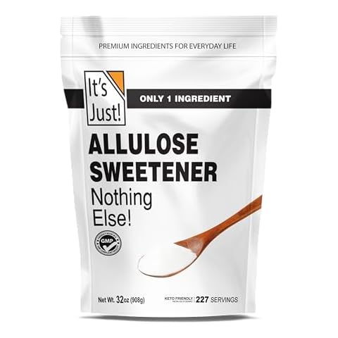 It's Just - Allulose, Sugar Substitute, Keto Friendly Sweetener, Non-Glycemic, Non-GMO (32oz) Cover