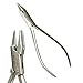 Premium German Stainless Orthodontic Aderer Plier 3 Prong Dental Wire Bending Plier Priple Beak Lab