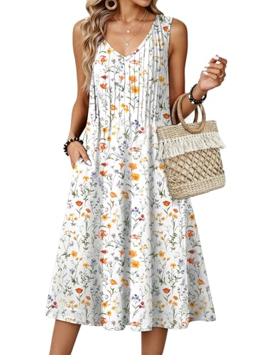 sundress - white floral
