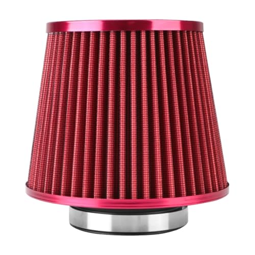 Filtre d'admission d'air froid conique 76mm idéal pour booster les performances de voiture