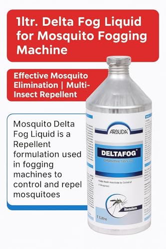 Image of SHoRI 1ltr. Delta Fog Liquid For Mosquito Fogging Machine | Effective Mosquito Elimination | Multi-Insect Repellent
