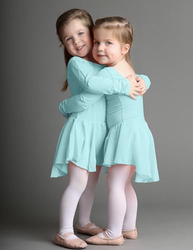 Image of Arshiner Kids Girls Classic Long Sleeve Leotard Dance Ballet Dress