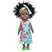 Afroamerikaner Spielen Puppen, Schwarze Mädchenpuppen Schwarze Puppen lockiges Haar Puppe Entzückende schwarzafrikanische Puppe Vinyl-Babyspielzeug, bestes Geburtstagsgeschenk für Kinder Jungen Mädc