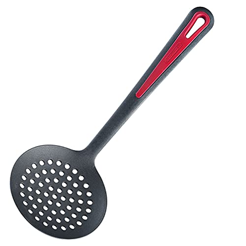 Westmark Schaumlöffel, Hitzebeständig bis 270 °C, PPA, Länge: 32,2 cm, Gallant Plus, Schwarz/Rot, 29502275