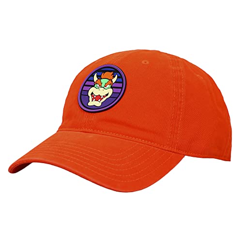 Bowser Super Mario chapeau orange réglable idéal pour festivals et conventions