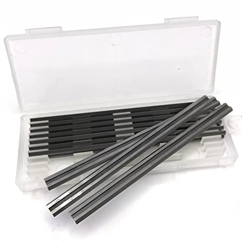 82mm Reversible Planer Blades Replacement for Black & Decker, Bosch, DeWalt and Elu planers (10 Pcs - High Speed Steel) 4 82mm Reversible Planer Blades Replacement for Black & Decker, Bosch, DeWalt and Elu planers (10 Pcs - High Speed Steel) - Image 4