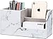 GORESE Stiftehalter Schreibtisch - Büro-Bleistifthalter Organizer Desktop-Schreibtisch-Zubehör Bürobedarf Organisationsdekor (Marble)