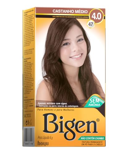 Bigen Tintura Permanente 4.7 Castanho Médio Unit