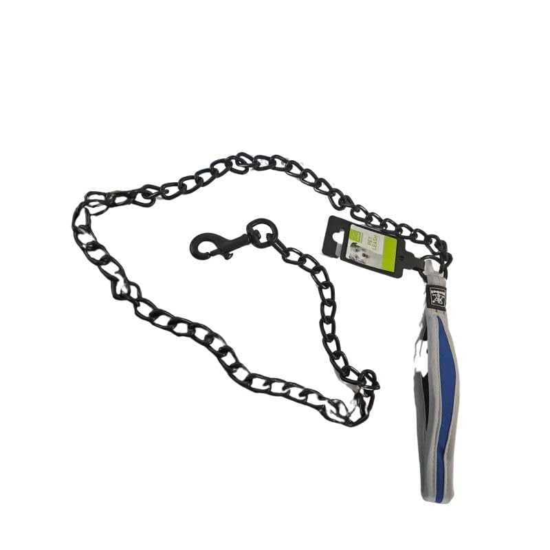 Dog Leash, black and blue, Small