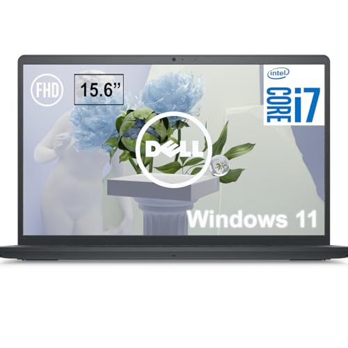 Image of Dell Inspiron 15.6 Inch Business Laptop | FHD Touchscreen | Intel Core i7-1255U, 12th Gen 10-Core CPU (Up to 4.7 GHz) | 32GB RAM, 2TB SSD | Iris Xe Graphics | Windows 11 | WiFi-6 | 9HR Battery