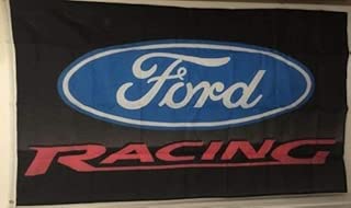 Ford Logo Flag 3x5 Ft Blue Flames Custom Banner Flags Decorative