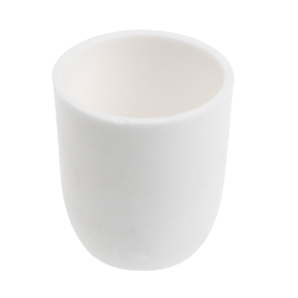 Sharplace Alumine Céramique Cylindre Creuset de pour Tube Four à Moufle, Blanc 150ml