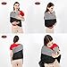 Kloovete Baby Wrap Carrier, Perfect Baby Carrier Wrap Sling for Newborn and Infant up to 35 lbs. (Heather Grey, M (S, M, L of Clothing Size))