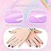 krofaue Kids Fake Nails - Short Oval Clear Nail Tips 240pcs Kids Press On Nails for Little Girls Full Cover Children Fake Nails Decoration 10 Sizes Artificial Acrylic Soft Gel Nail Tips