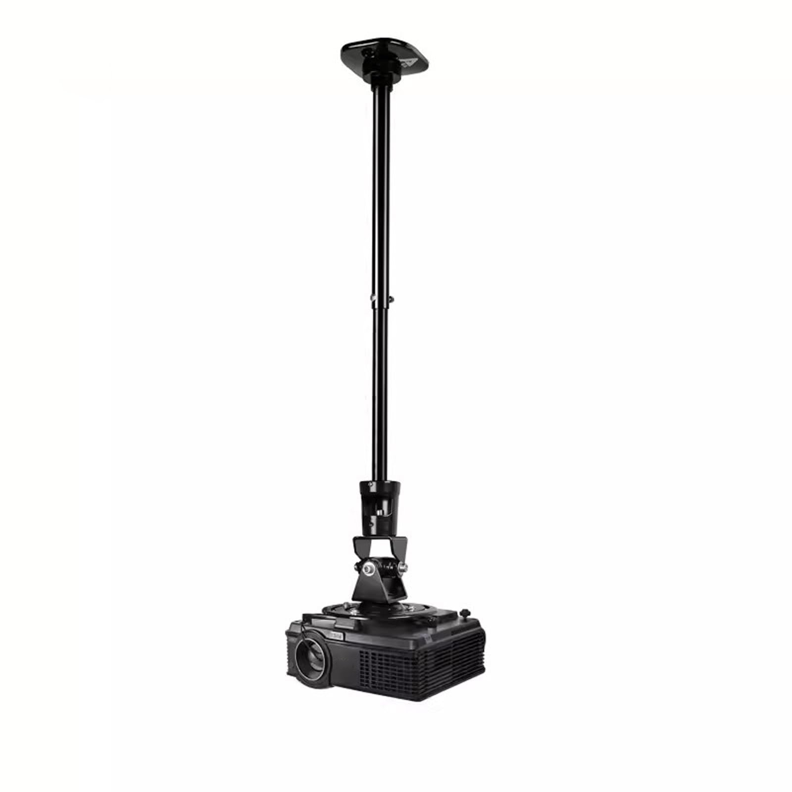 YNBSHGAA Projector Stand Projector Bracket Universal Rotating Ceiling Projector Hanger Office Aluminum Alloy Adjustable Household Ceiling Projector Projector Bracket Mount,Black-B