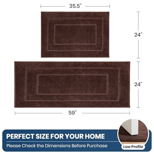 Tapis de cuisine antidérapants et super absorbants lavables en machine - 3