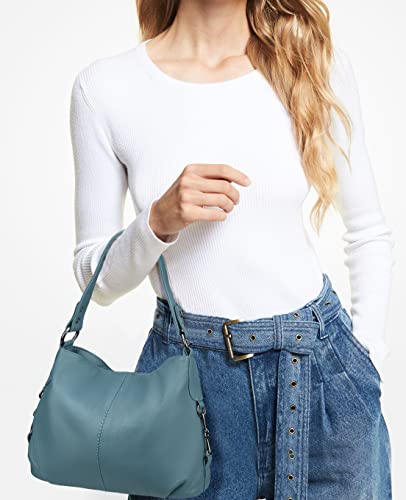 Image of YALUXE Women's Real Leather Shoulder Bags Hobo Handbag Purse Crossbody Bag