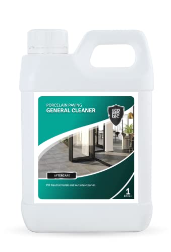 ECOPROTEC General Cleaner Porcelain Paving & Stone | Gentle Ph-Neutral Cleaner | Everyday Floor Wash Eco/26/1 (1 Litre)