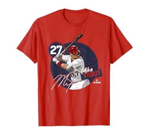 Mike Trout | Los Angeles Baseball MLB Players | MLBTRO4005 T-Shirt