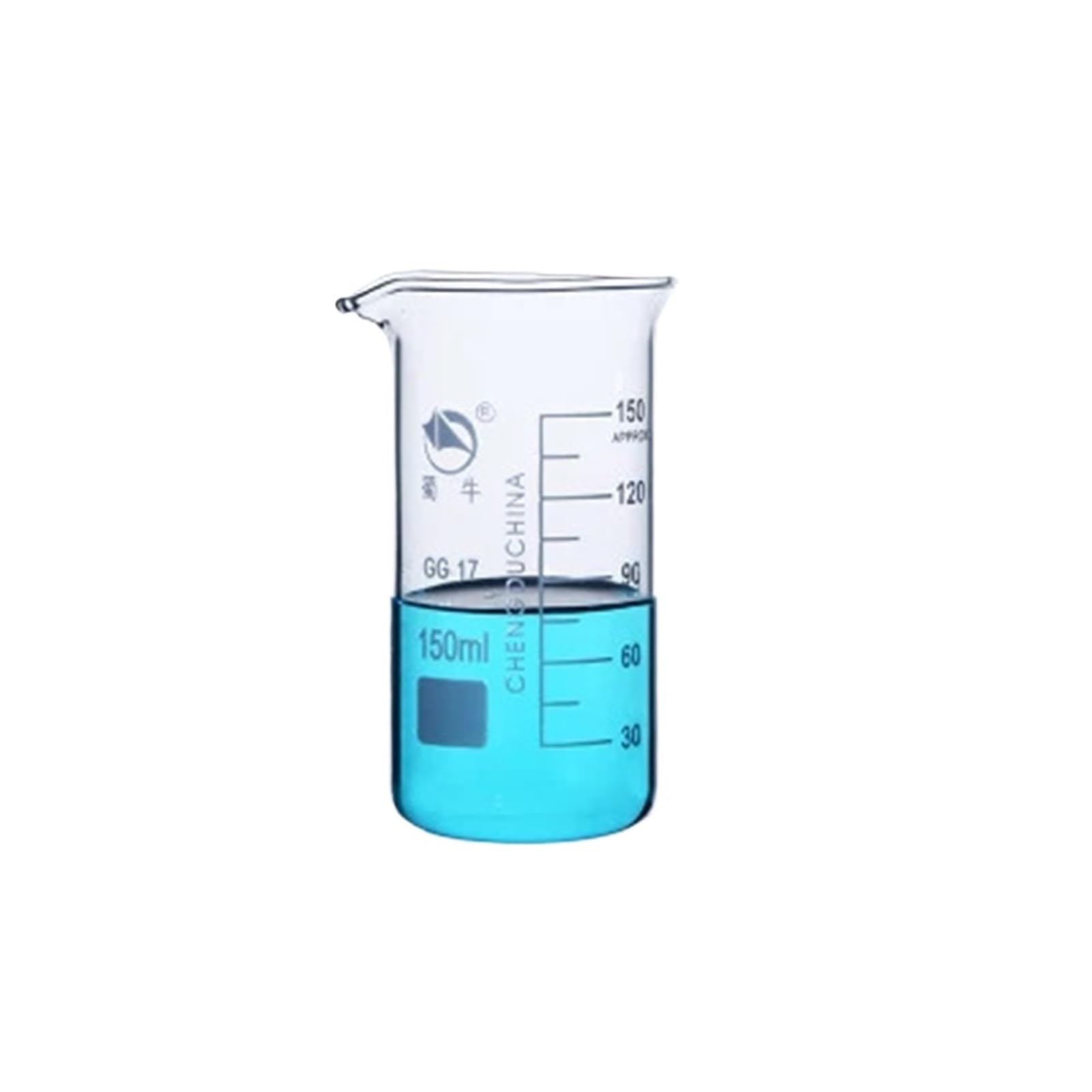 [1 Set (150 ml, 400 ml, 600 ml, 800 ml) Messbecher aus Borosilikatglas in hoher Form, Messbecher aus Glass, Laborausrüstung]