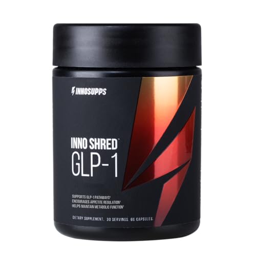 Inno Supps Inno Shred™ GLP-1 | Thermogenic Support + Appetite Support + Energy* | Berberine + Chromium | 60 Capsules. 30 Servings.