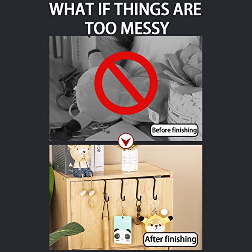 ATEN Pacote com 2 cabides de cubículo, ganchos de porta, ganchos para pendurar casacos, fotos, bolsa