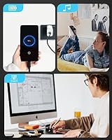 SOLMIMI OTG USB C Adapter 2 Stücke USB A auf C Buchse Adapter für Smartphone, Handy, Tablet, Laptop, Notebook, Festplatte, Hub, Typ-C Kabel, Kopfhörer, Auto - 0.2m – Ansicht 5