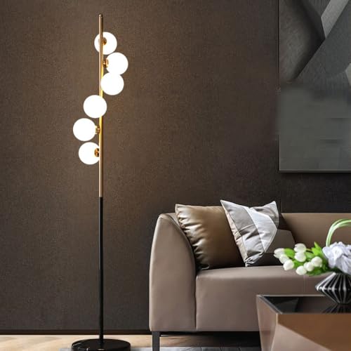 Lampe Luod liseuse haricot magique et lampadaire simple de salon en boule de verre - 7
