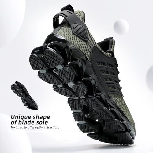 Mens Slip on Walking Running Shoes Blade Tennis Casual Fashion Sneakers Comfort Non Slip Work Sport Athletic Trainer4