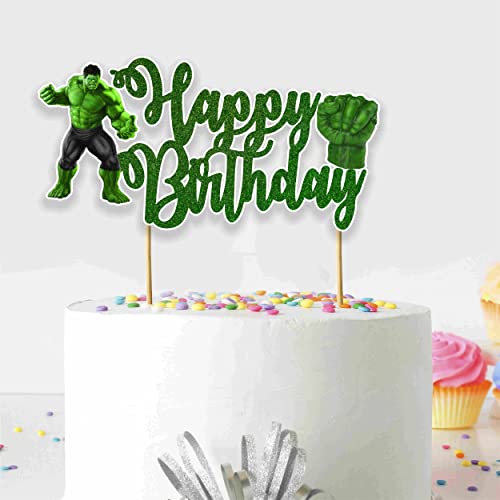 HLK Happy Birthday Cake Topper – Premium Quality, Glittery, Perfect for Birthday Party Decorations – Adds Fun & Style to Any Celebration
