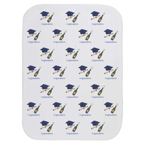 Azeeda 'Congratulations with Bubbly' Baby Burp/Wash Cloth (BC00032424)