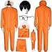 Vector Costume Outfit Vector Uniform Coat Yellow Full Set Halloween (Yellow, Small)