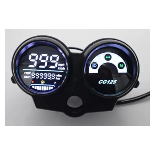 LCD �f�W�^�� �o�C�N �X�s�[�h���[�^�[ CG125 2000 �` 2008 �t�@�� 125 �^�C�^�� 125 2013 �_�b�V���{�[�h �ׂ� �z��&�_�p �f�W�^���Q�[�W