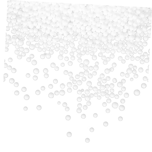 PRETYZOOM Perlas De Poliestireno Para Relleno De Espuma 1-2mm, Material Epp Ligero y Transpirable, Partículas Multiusos Para Bricolaje y Relleno De Sofás Perezosos, Bolsa De 1 Unidad