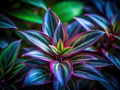 2 Silver Star Wandering Jew Cuttings to Grow - Tradescantia - Easy to Grow Wandering Jew Wandering Dude