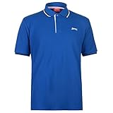 Regulaerer Kragen Slazenger Tipped Herren Polo Poloshirt T Shirt Kurzarm Classic Fit Tee Top XL