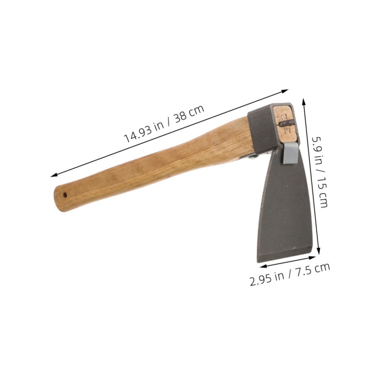 OSALADI 2pcs Garden Hoe Wooden Handle Manual Weeder Tool for Soil Loosening and Planting Ideal for Home Gardening and Yard Work