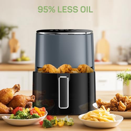 Air-Fryer-6-Quart-with-Viewing-Window-12-in-1-Functions-Air-Fry-Roast-Reheat-Dehydrate-Bake-Steam-and-More-400F-Max-Temperature