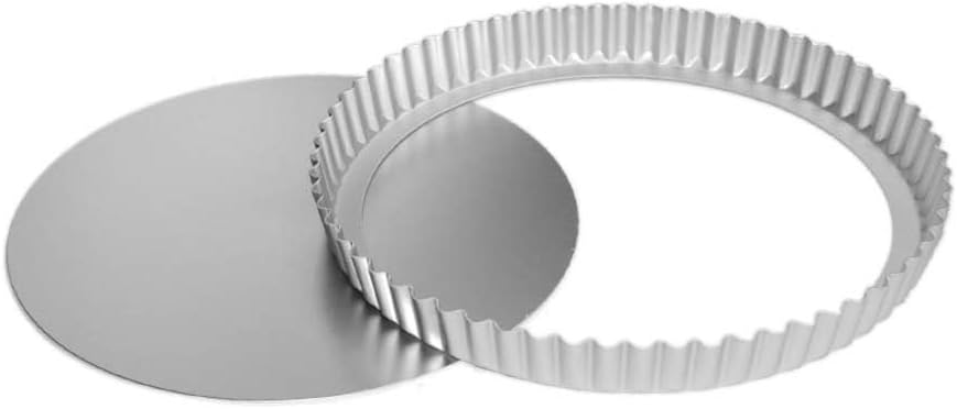 Aluminium Round Pie/TaRavi Bakeware/Quiche Pans - Loose/Removable Bottom 7 Inches