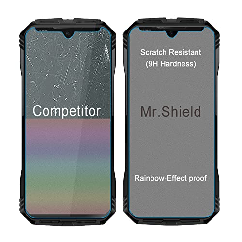 Mr.Shield Verre Trempé compatible avec DOOGEE V30 / DOOGEE V30T [Lot de 3] Film Protecteur d'écran Vitre Protecteur 9H Dureté