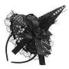 DEARMAMY Fascia Per Da Strega Cappelli Da Strega Parrucca Ciondolo Decorazioni Per Di Halloween Trucco Fascia Per Cerchietti Per Da