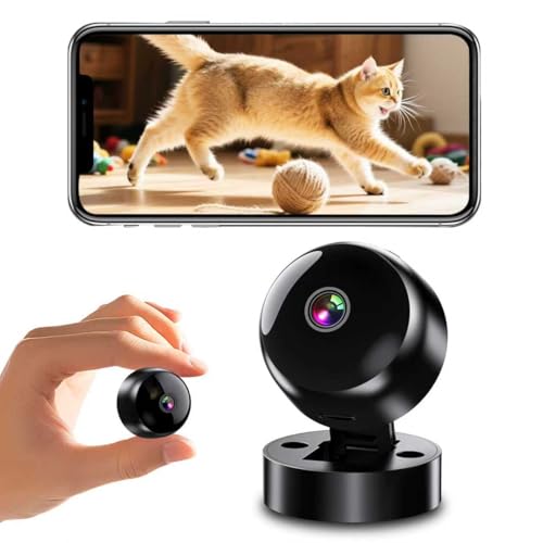 Hidden Camera, Mini Spy Camera with Motion Detection and Mobile App Control, Night Vision Function,...