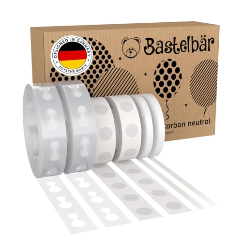 Luftballon Girlande [2 x 5 m] - inkl. Klebepunkte - inkl. 10m Dekoband •...