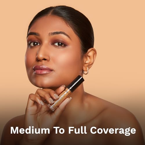 Image of Pilgrim Full Coverage Dream Matte Liquid Concealer 7.3ml | Concealer for Dark Circles with Australian Kakadu Plum & Hyaluronic Acid | Crease resistance & Lightweight | All Day Coverage | Shade Almond