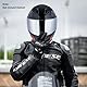 Helmvisier für LS2 FF800/FF353/FF328,Motorradhelm Visier,Motorrad Windschutz Helm Objektiv Visier Vollgesichts,Helmvisiere Zubehör Ersatz,Nicht für andere Modelle empfohlen (Chrom Silber)