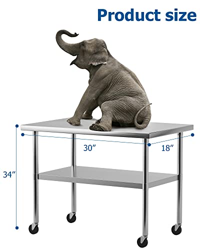 image for RIEDHOFF Stainless Steel Work Table 30