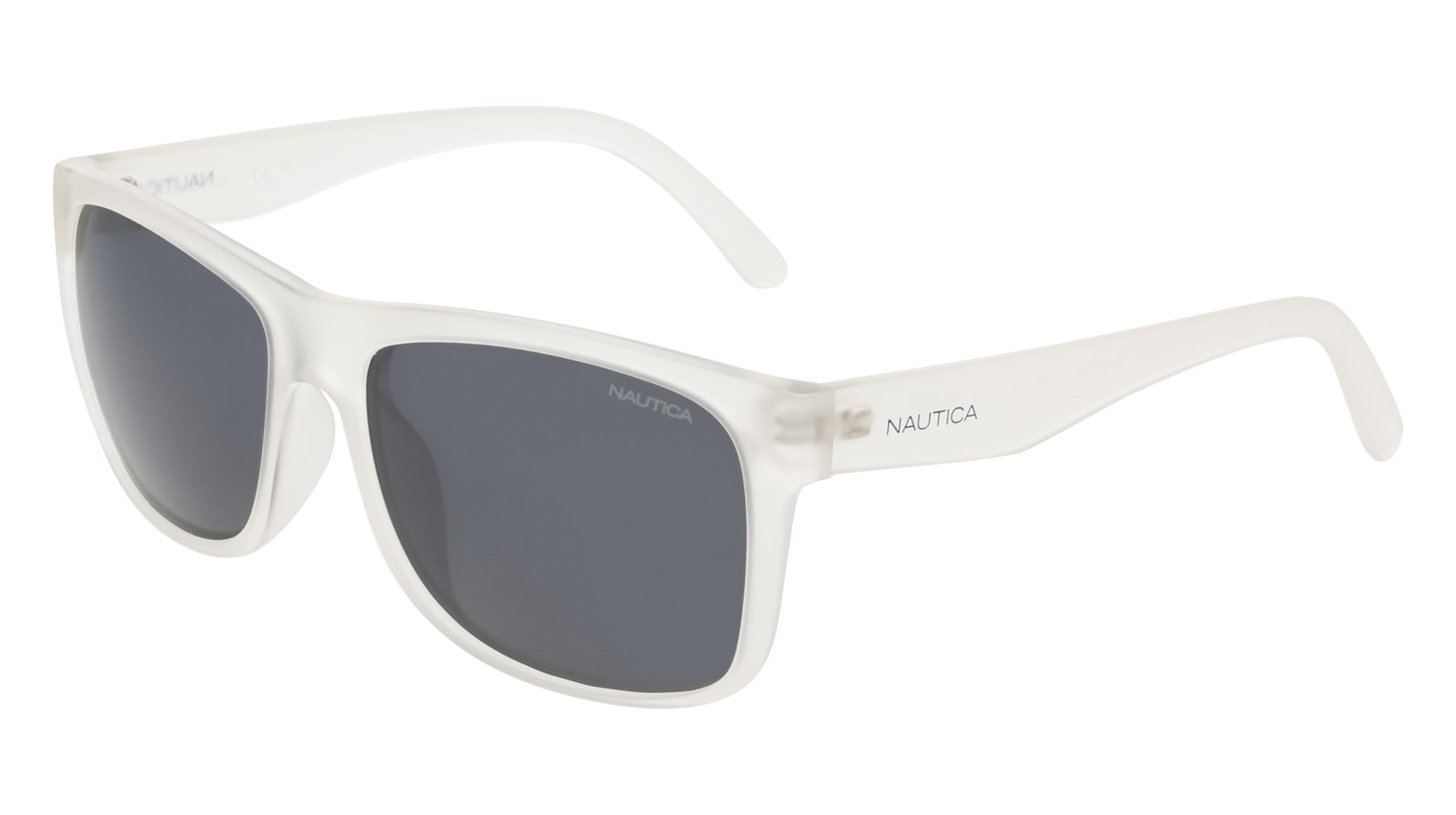 Nautica Men's Sunglasses N919SP - Matte Crystal with Polar Solid Blue Lens
