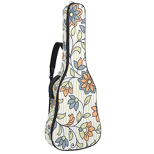 Housse pour guitare acoustique imperméable et résistante avec bandoulière réglable pour guitare acoustique de 101,6 à 106,7 cm, 42.9×16.9×4.7 in, Sacs pour guitare acoustique - Les Beatles, Paul McCartney, John Lennon, RIngo Starr, George Harrison Housse pour guitare acoustique imperméable et résistante avec bandoulière réglable pour guitare acoustique de 101,6 à 106,7 cm, 42.9x16.9x4.7 in, Sacs pour guitare acoustique